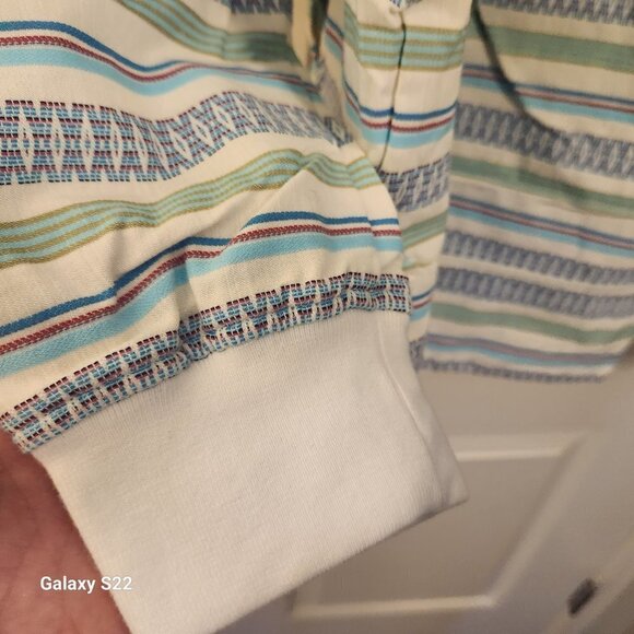 NWT Anthropologie Striped Zip Up Jacket with Hoodie. Size S/M - Picture 14 of 16